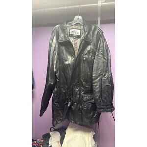 Wilson leather pelle studio leather coat